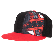 Image de CASQUETTE À VISIÈRE ROUGE ROI POKERSTARS