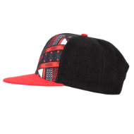 Image de CASQUETTE À VISIÈRE ROUGE ROI POKERSTARS