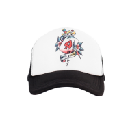 Снимка на Мрежеста бейзболна шапка от PokerStars в стил татуировка