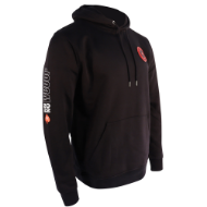 Снимка на ЧЕРНО ГОРНИЩЕ С КАЧУЛКА И ЛОГОТО НА WCOOP 2022